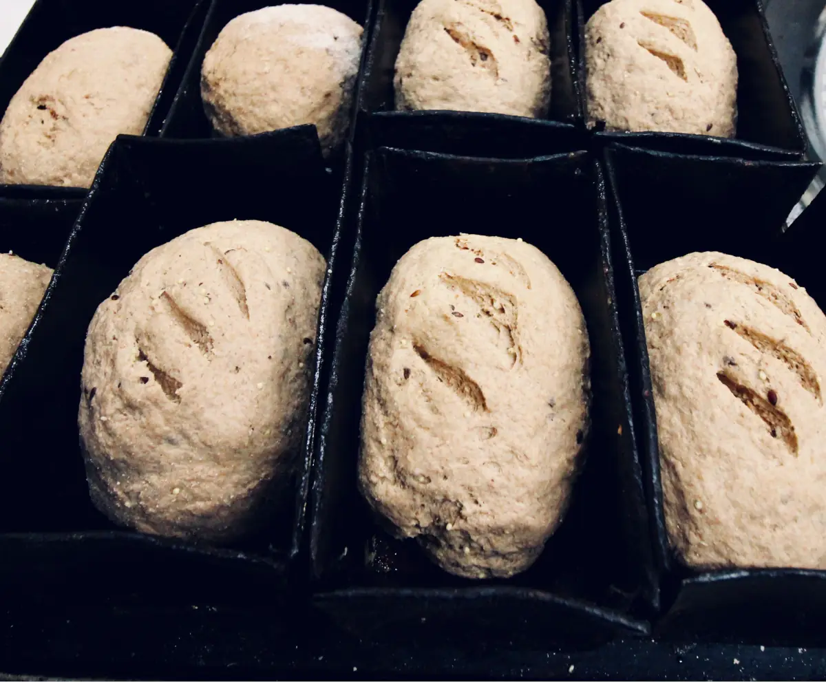 Bread ready for baking